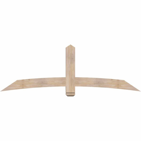 Ekena Millwork Bellingham Smooth Timber Gable Bracket, Douglas Fir, 84"W x 28"H x 3 1/2"D x 5 1/2"F, 8/12 Pitch GBW084X28X0406BEL00SDF - main